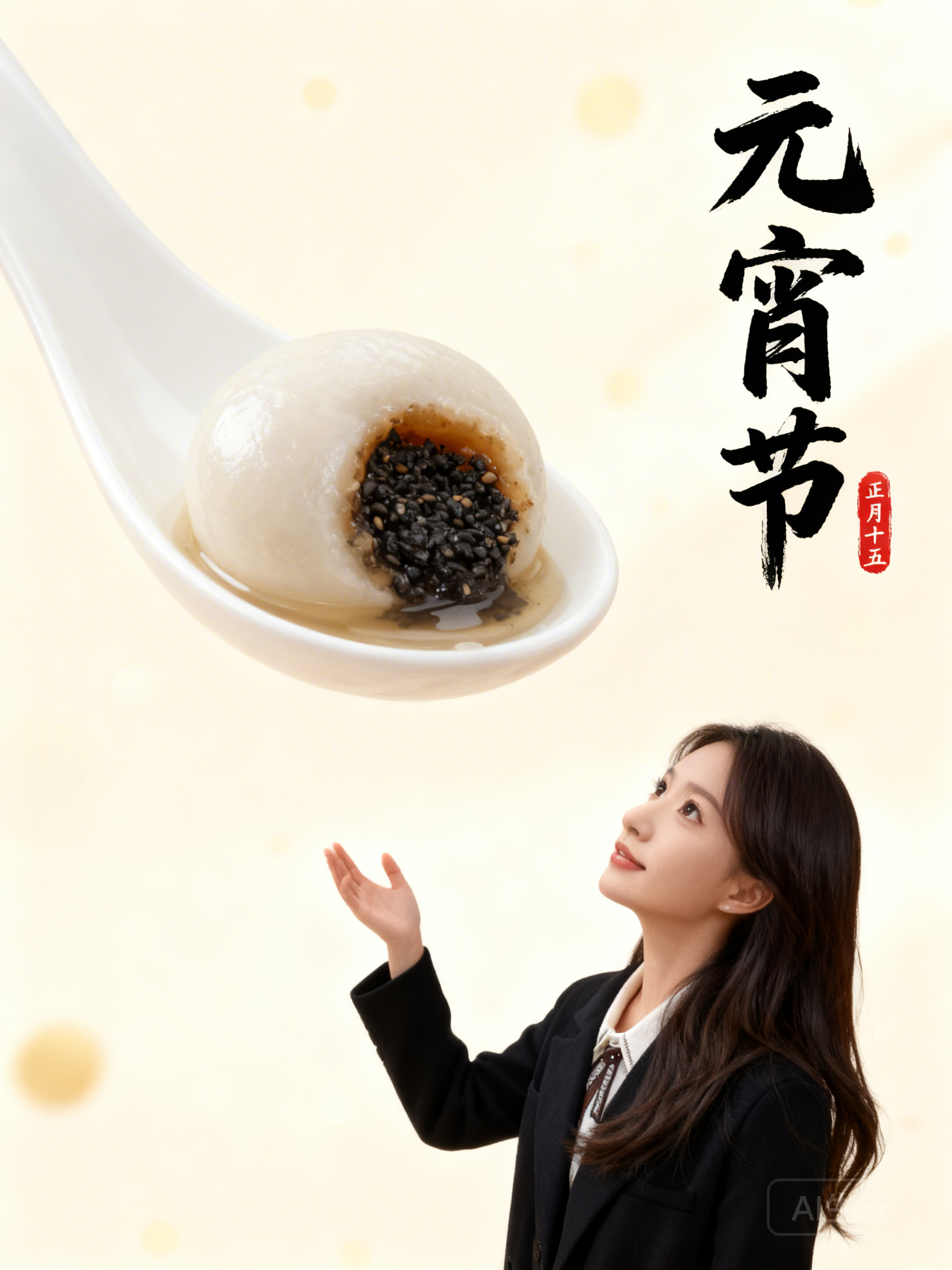 元宵节创意微缩人像摄影