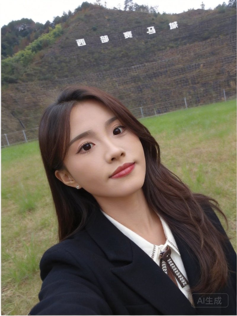 背景融合西赛马城