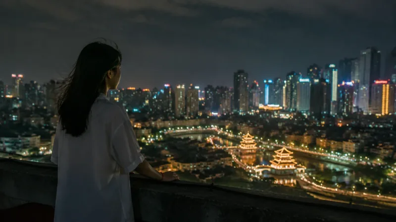 海报级人物图・普通人逆袭感